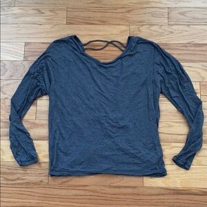 Lucy Open Back Long Sleeve Top